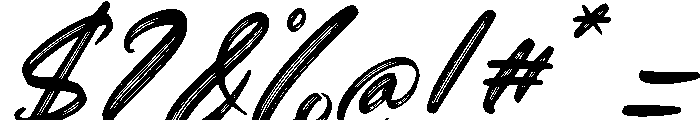 Scribelle Italic Font OTHER CHARS
