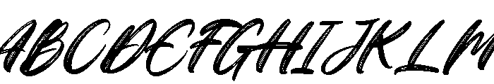 Scribelle Italic Font UPPERCASE