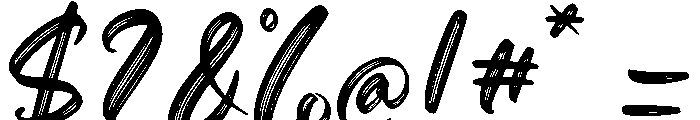 Scribelle Font OTHER CHARS