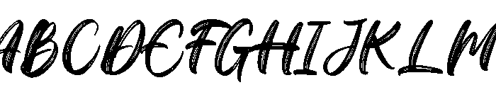 Scribelle Font UPPERCASE