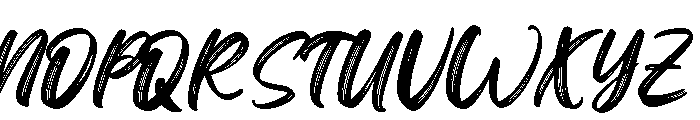 Scribelle Font UPPERCASE