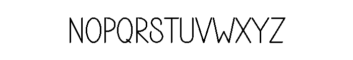 Script Address Font UPPERCASE