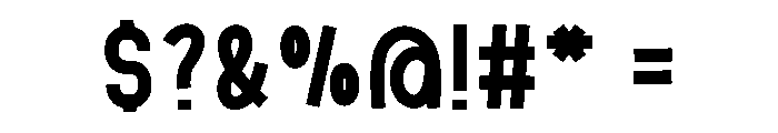 Script Alphabet Font OTHER CHARS
