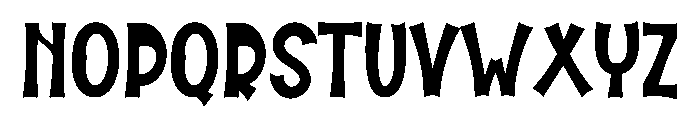 Script Alphabet Font LOWERCASE
