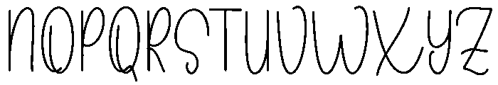 Script Autography Font UPPERCASE