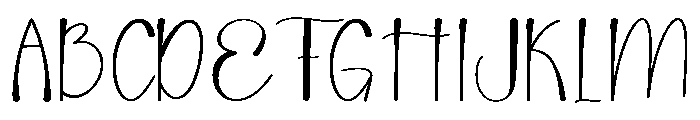 Script Campana Font UPPERCASE