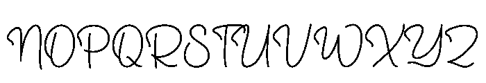 Script Doctor Font UPPERCASE