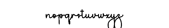 Script Doctor Font LOWERCASE