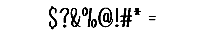 Script Handwriting Font OTHER CHARS