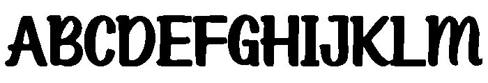 Script Marker Font UPPERCASE