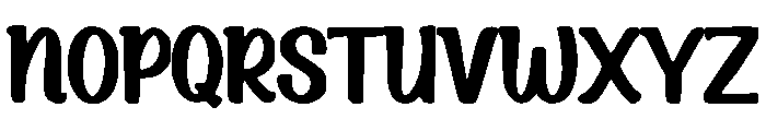 Script Marker Font UPPERCASE