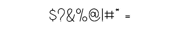 Script Project Font OTHER CHARS