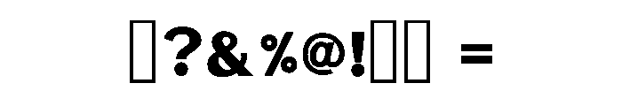 Script Retro Regular Font OTHER CHARS