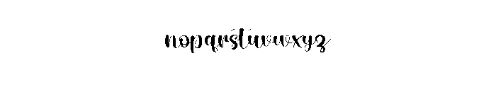 Script Update Font LOWERCASE