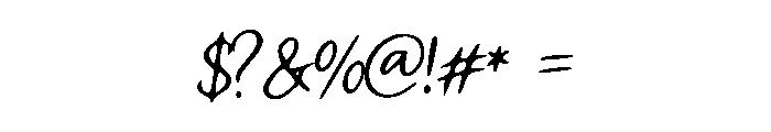 Scriptania Regular Font OTHER CHARS