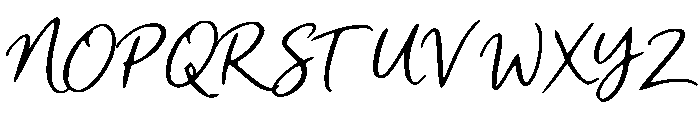 Scriptania Regular Font UPPERCASE