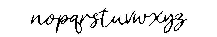 Scriptania Regular Font LOWERCASE