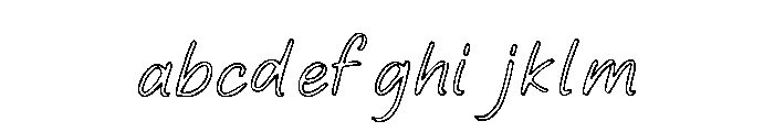 Scripted_Outline FONT