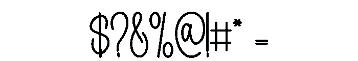 Scriptina Font OTHER CHARS