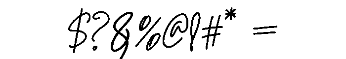 Scriptogram Font OTHER CHARS