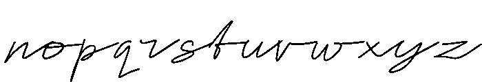 Scriptogram Font LOWERCASE