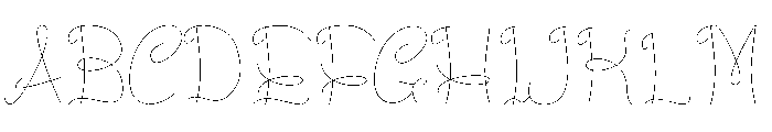 Scripty SLF V2 Single-line Font UPPERCASE