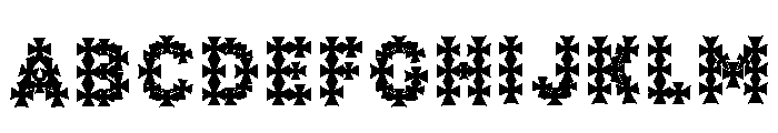 Scroll Regular Font UPPERCASE