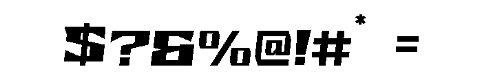 Scrow Font OTHER CHARS