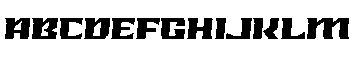 Scrow Font UPPERCASE