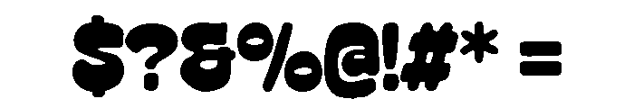 Scrumble Font OTHER CHARS