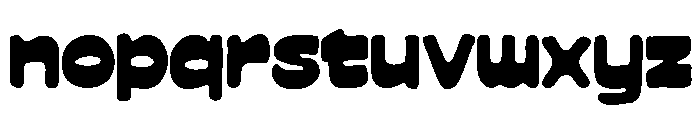 Scrumble Font LOWERCASE