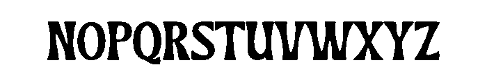 Sculpted Curves Font LOWERCASE