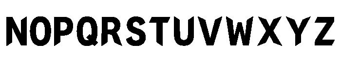Scup Regular Font UPPERCASE
