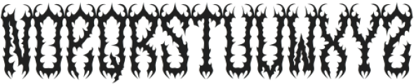 SCARZ otf (400) Font LOWERCASE