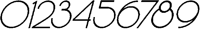 SCIENTIFIC MILESTONE REGULAR ITALIC otf (400) Font OTHER CHARS