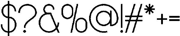 SCIENTIFIC MILESTONE REGULAR otf (400) Font OTHER CHARS