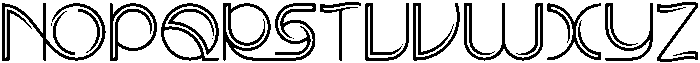 SCIENTIFIC MILESTONE REGULAR otf (400) Font UPPERCASE