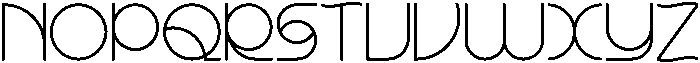 SCIENTIFIC MILESTONE REGULAR otf (400) Font LOWERCASE