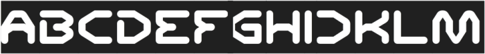 SCIFI UNIVERSE-Inverse otf (400) Font UPPERCASE