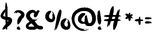 SCRATCH Regular otf (400) Font OTHER CHARS