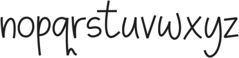 Scarcely Thin otf (100) Font LOWERCASE