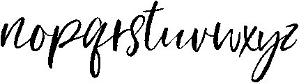 Scarecrow otf (400) Font LOWERCASE