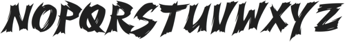 Scarfire Regular otf (400) Font UPPERCASE