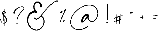 Scarlet otf (400) Font OTHER CHARS