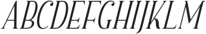 Scarlett Quistan Italic otf (400) Font UPPERCASE