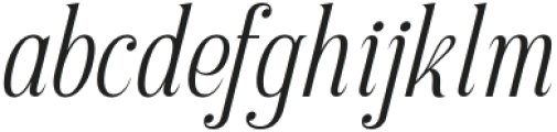 Scarlett Quistan Italic otf (400) Font LOWERCASE