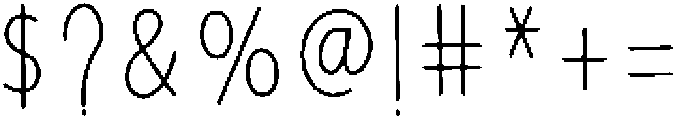 Scarlett Regular otf (400) Font OTHER CHARS