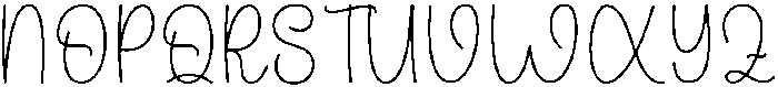 Scarlett Regular otf (400) Font UPPERCASE