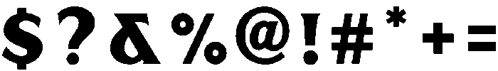 Scarlett otf (400) Font OTHER CHARS
