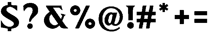 Scarlett otf (400) Font OTHER CHARS
